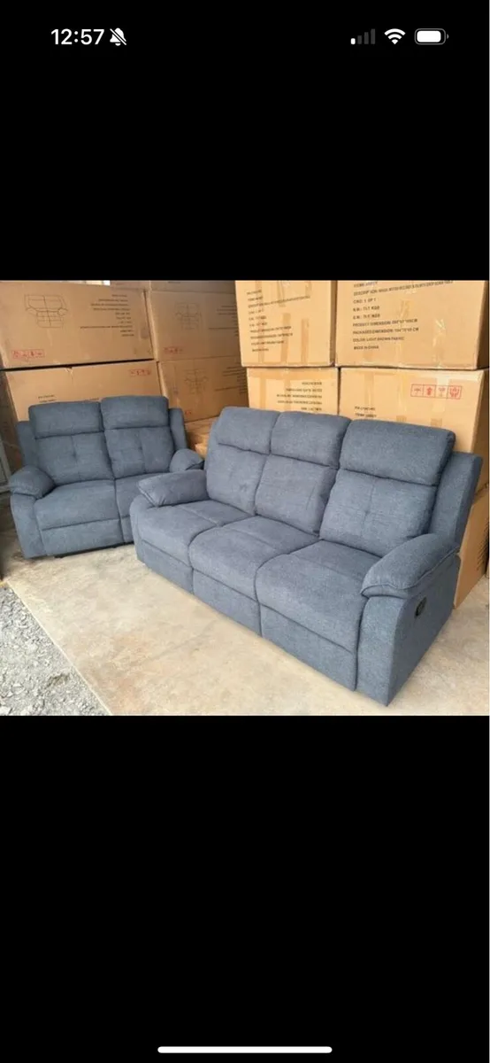 New recliner material  couches 3+2 - Image 2