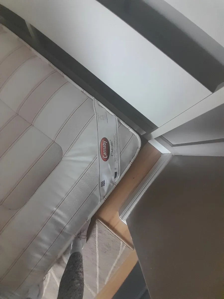 Double bed frame & mattress - Image 1
