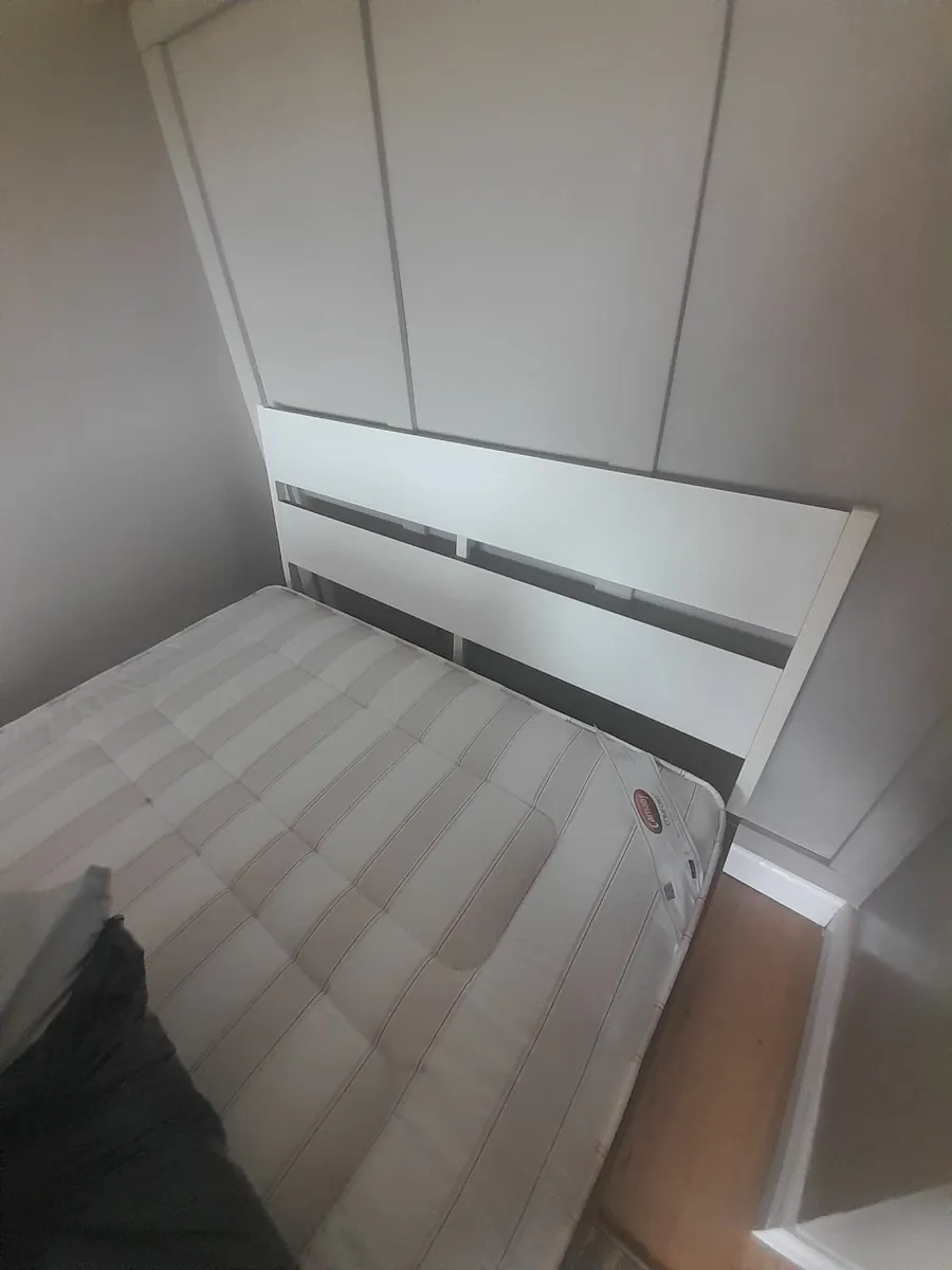 Double bed frame & mattress - Image 2
