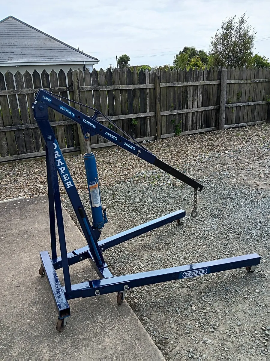 2 ton Draper engine crane EC 2001 - Image 2
