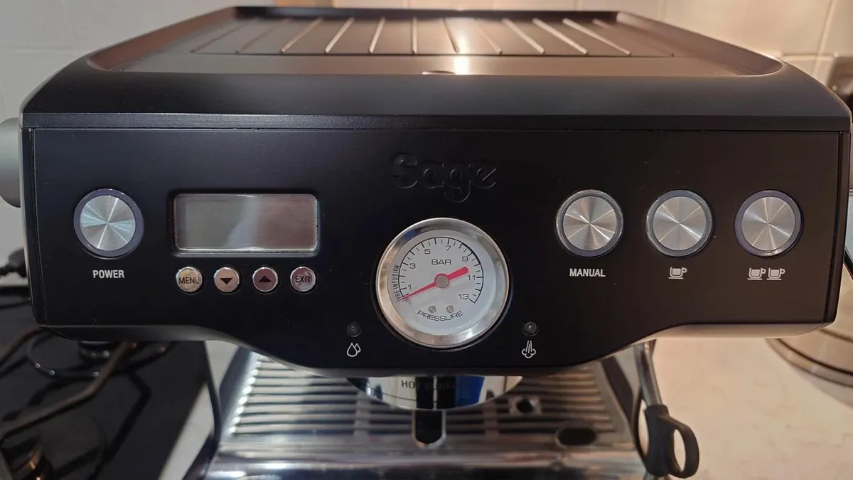 SAGE Dual Boiler Espresso Machine Matt Black - Image 4