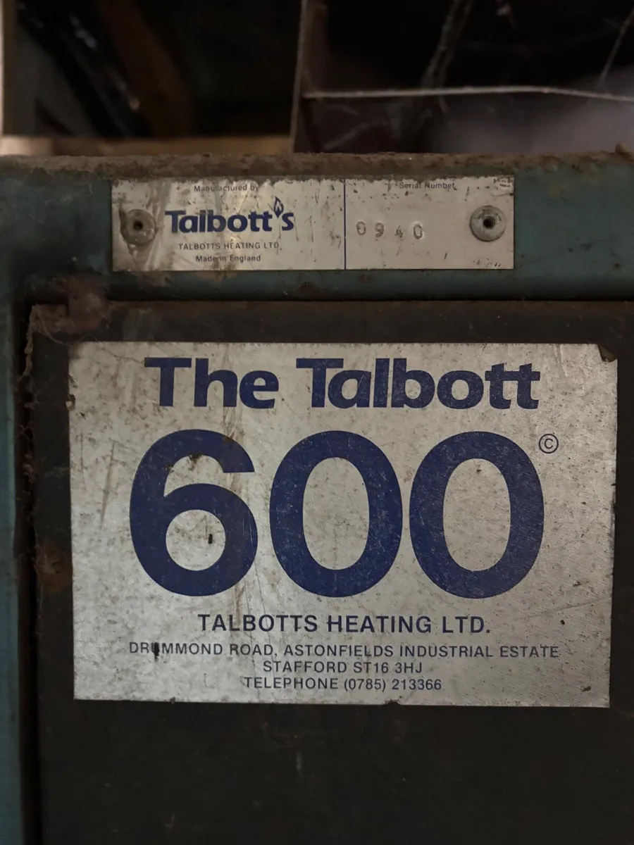 Talbott 600 1986 wood burner industrial heater - Image 2