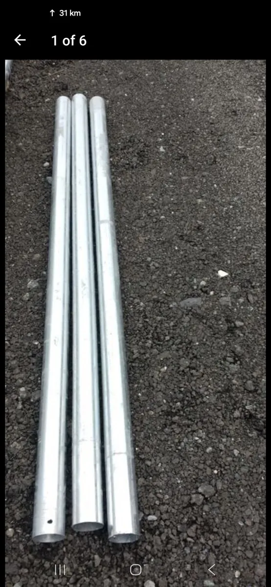 Galvanized steel posts - Image 1
