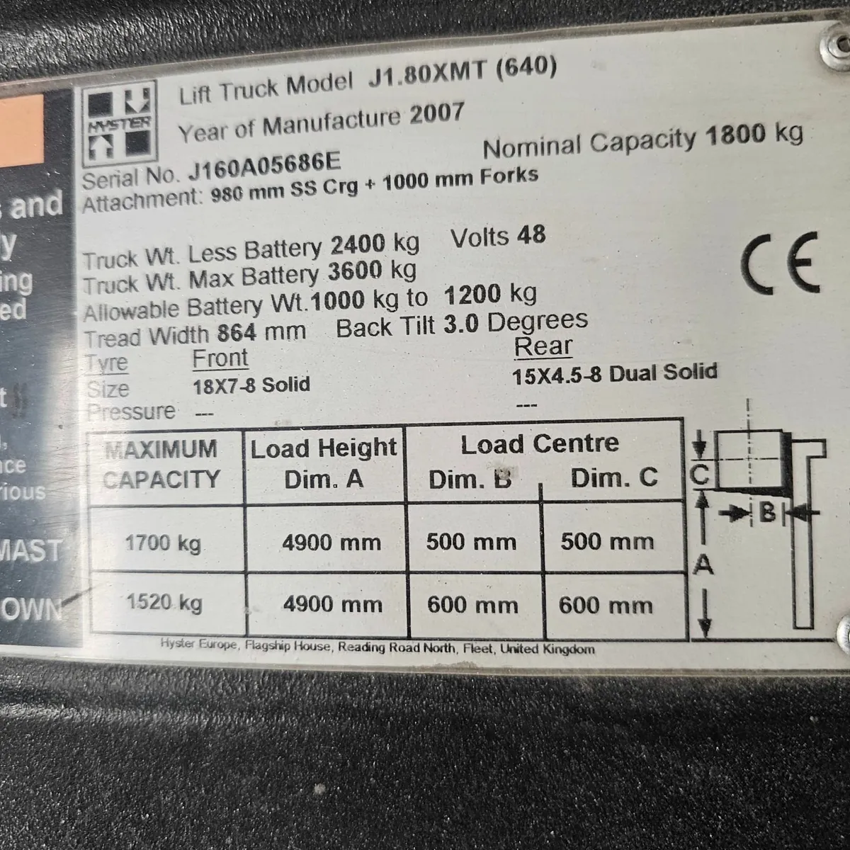Electric forklift - Image 4