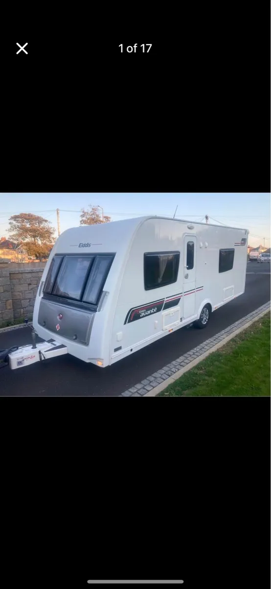 Elddis advante  fixed bed caravan - Image 1