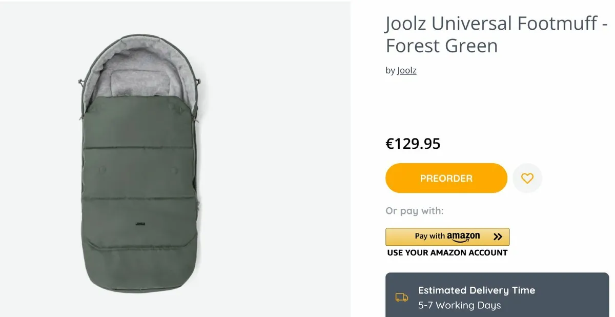 Joolz Geo Travel System Buggie GREEN - Image 3