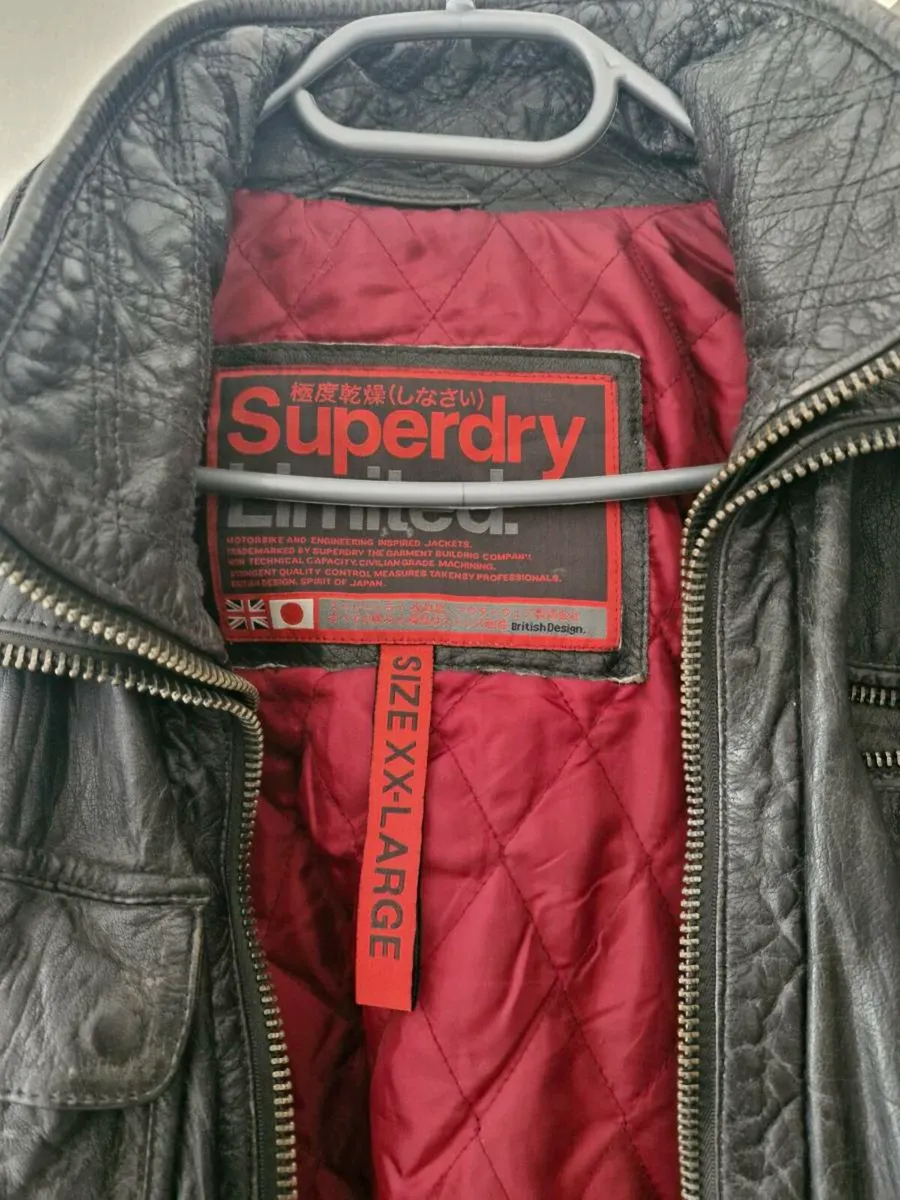 Superdry ORIGINAL LEATHER BIKER JACKET - Image 4