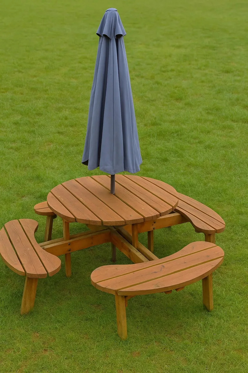 Wooden Garden Bench - Image 1