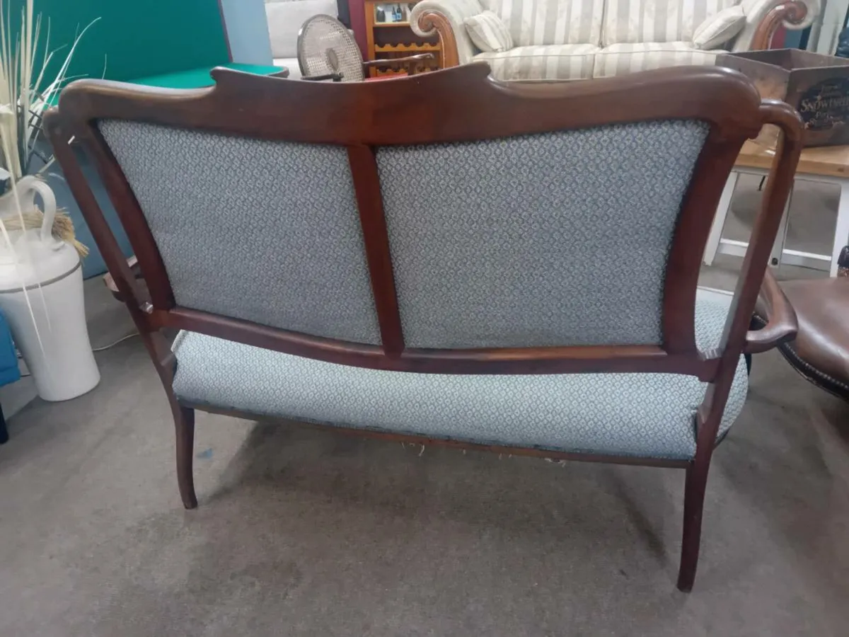 Edwardian Mahogany Framed Sofa Seat - Image 3
