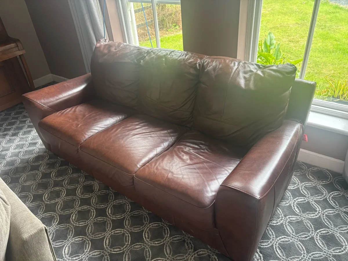 Leather Couch - Image 2