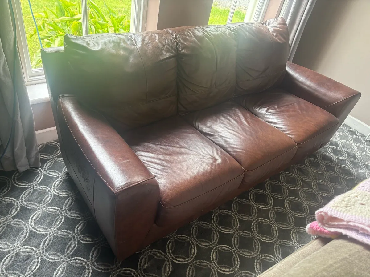 Leather Couch - Image 3