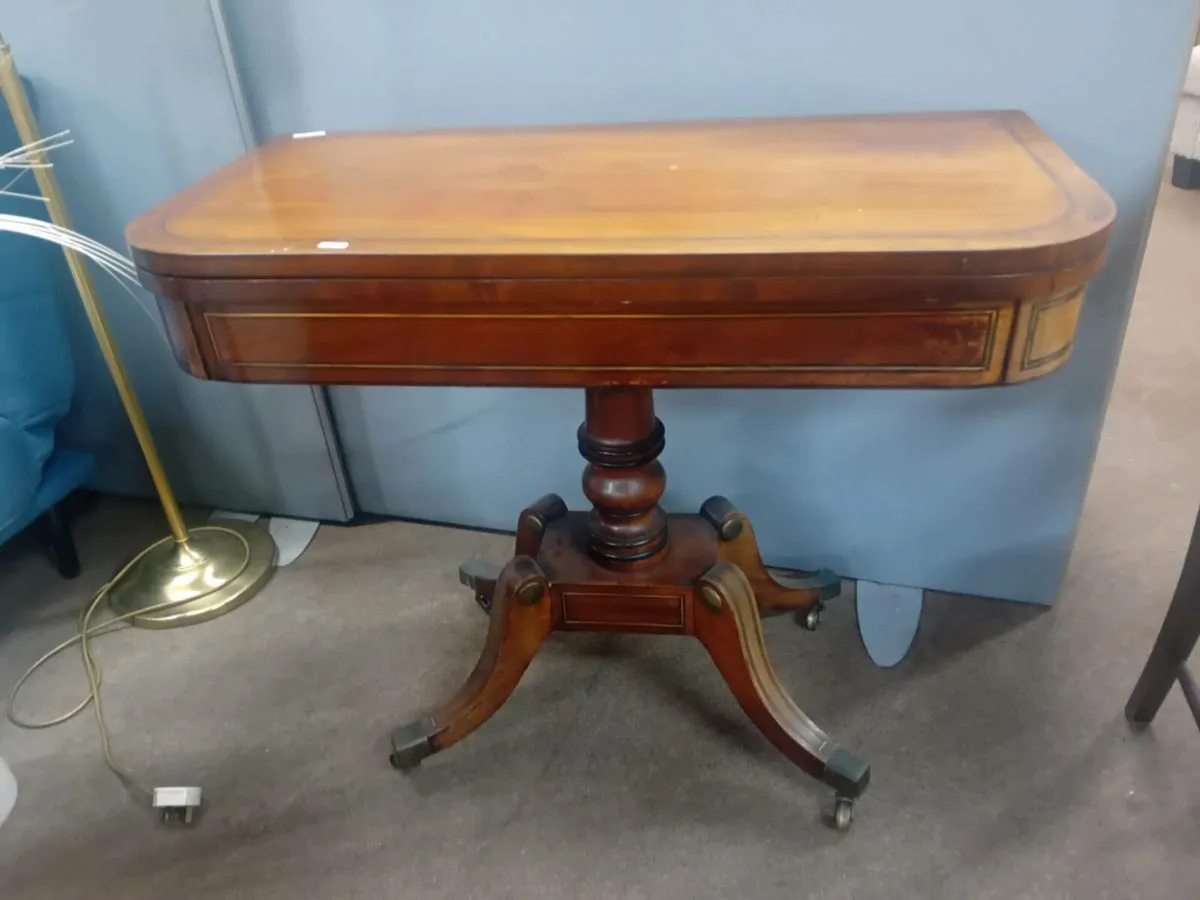Regency Period Folding Card Table - Image 1