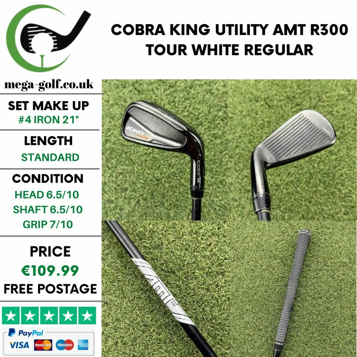 COBRA KING UTILITY #4 IRON 21° / REGULAR - Image 1