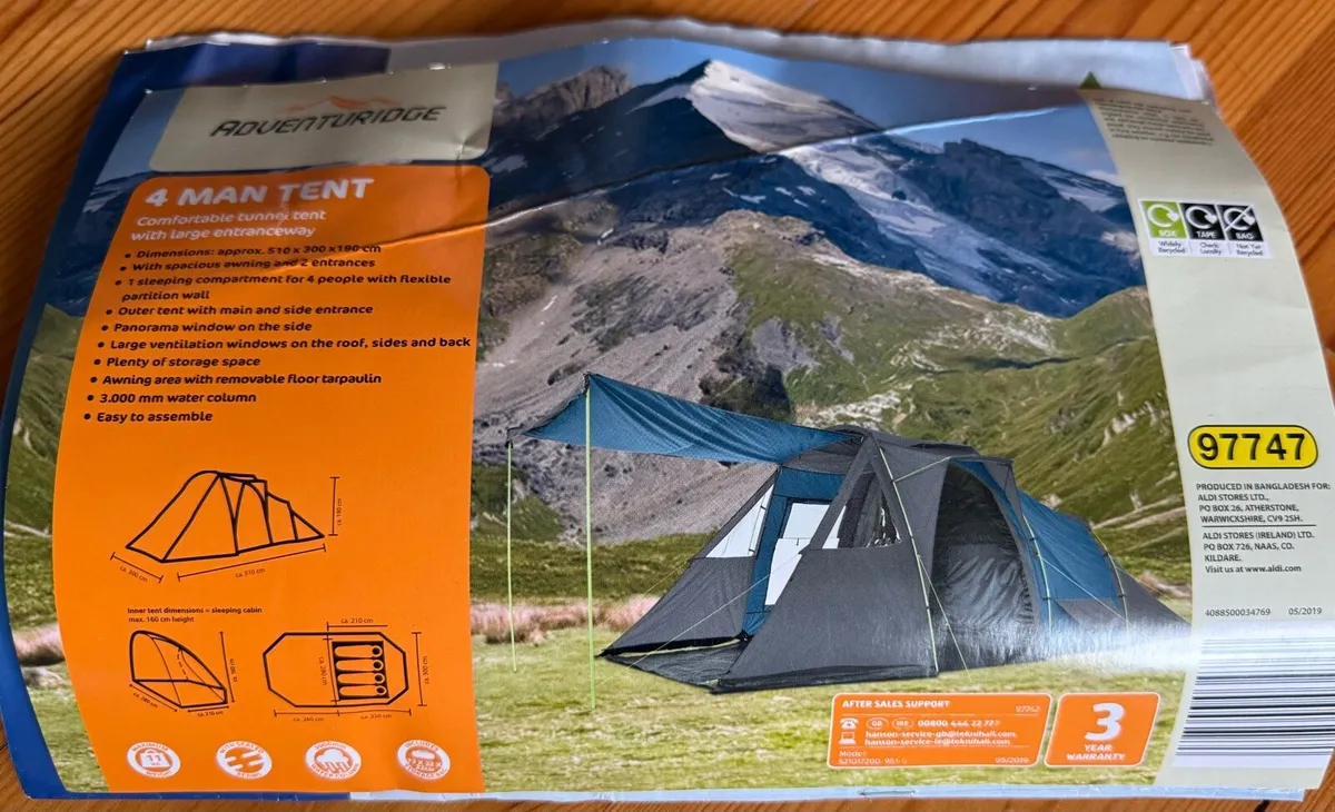 Tent for 4 - Image 1