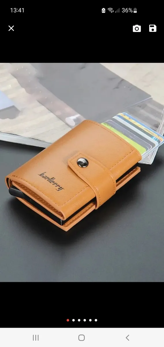 Leather Anti Theft Card Wallets - Image 3