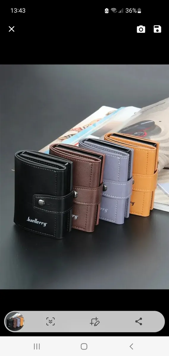 Leather Anti Theft Card Wallets - Image 4