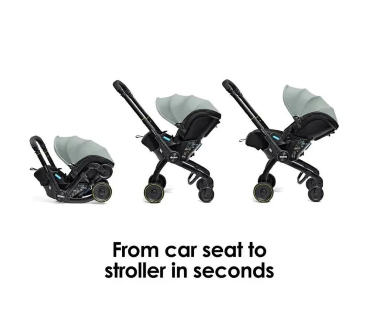 Doona X sage green & isofix - Image 2