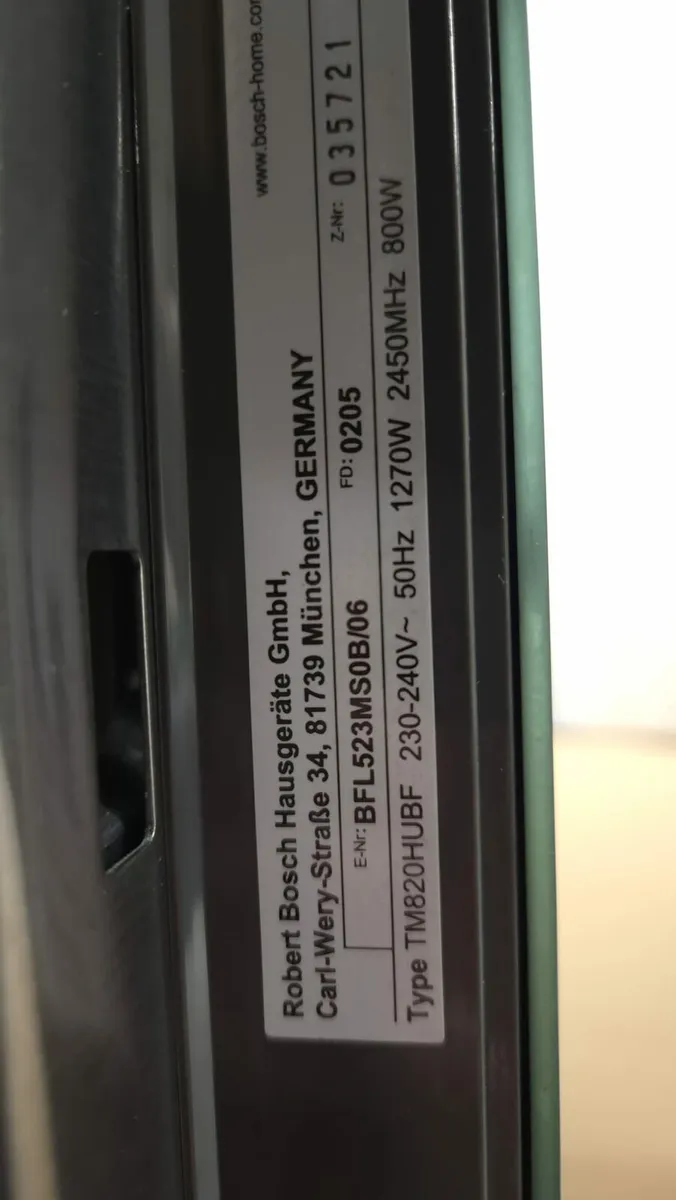 Bosch Microwave - Image 3