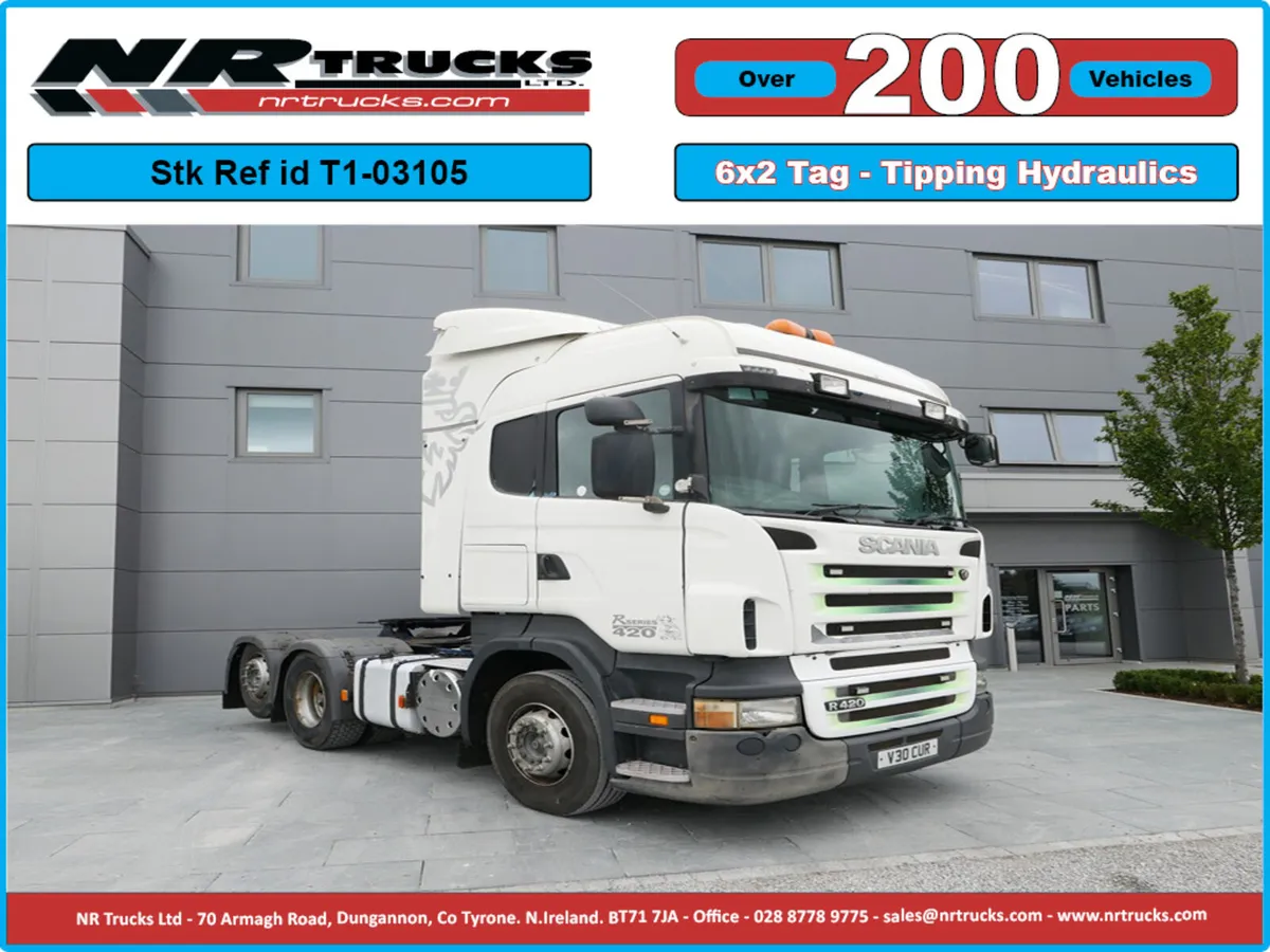 Scania R420 Highline 6x2 Tag Axle Manual Gearbox - Image 1