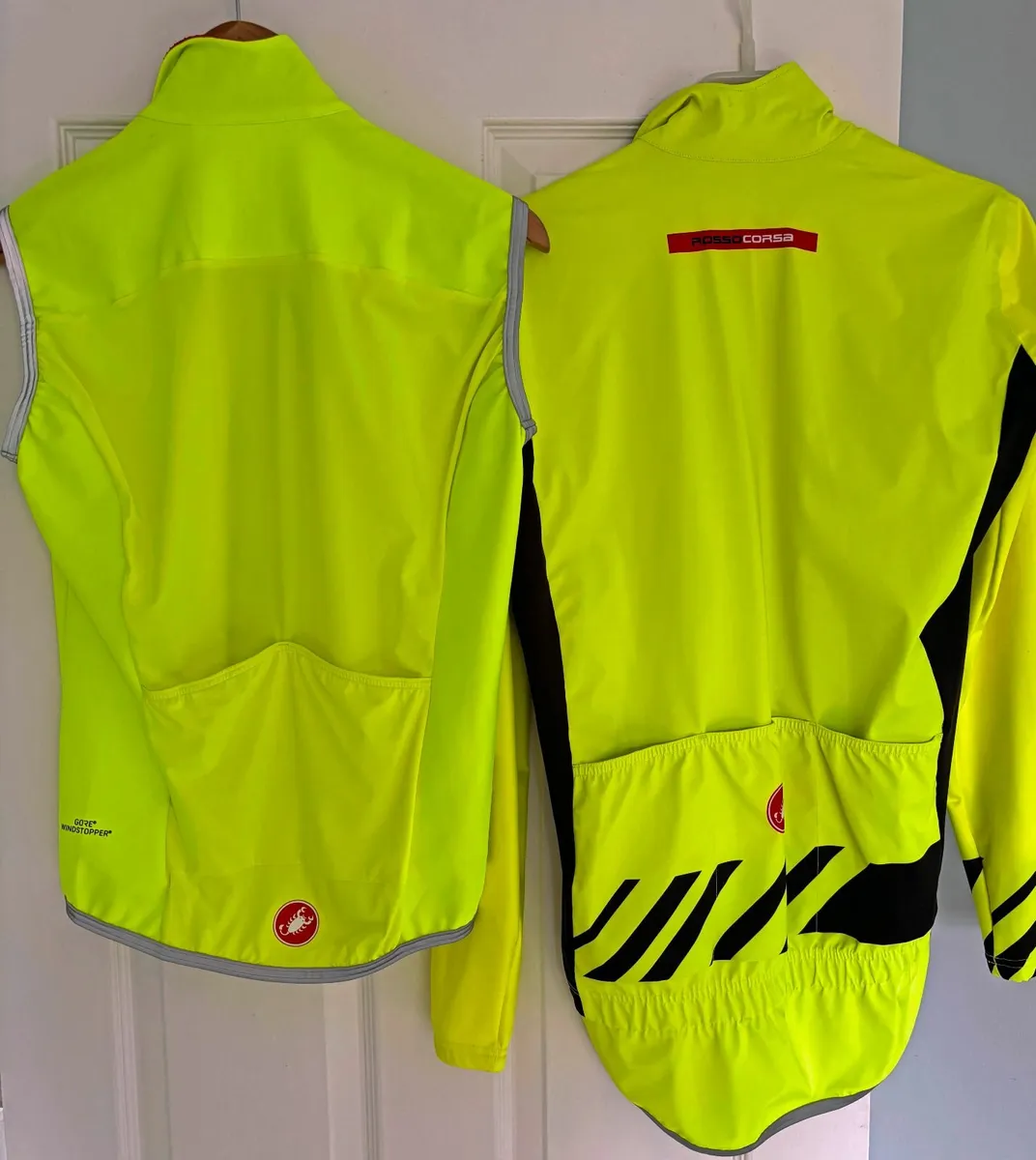 Castelli Rainjacket & Gilet (brand new) - Image 2