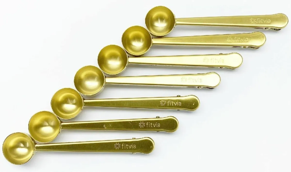 FitVia Gold plated coffee spoons - Image 2