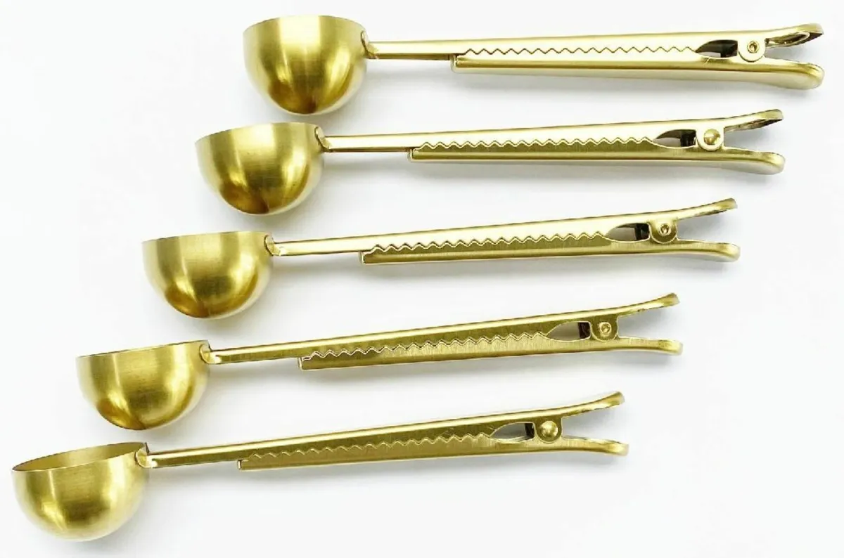 FitVia Gold plated coffee spoons - Image 3