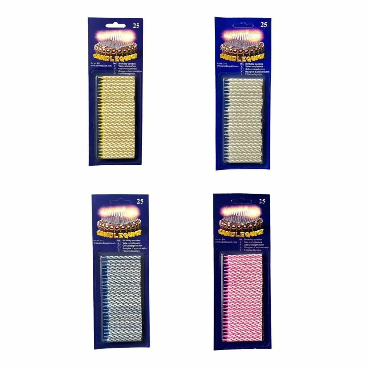 Birthday candles 25 packs - Image 1
