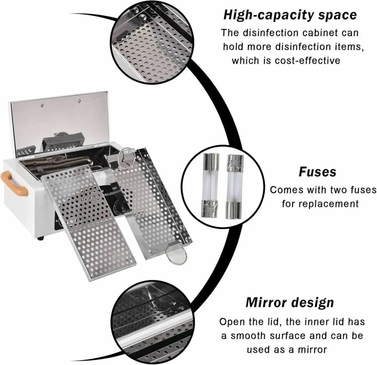 Heat Sterilizer with Timer Manicure Pedicure SPA - Image 4