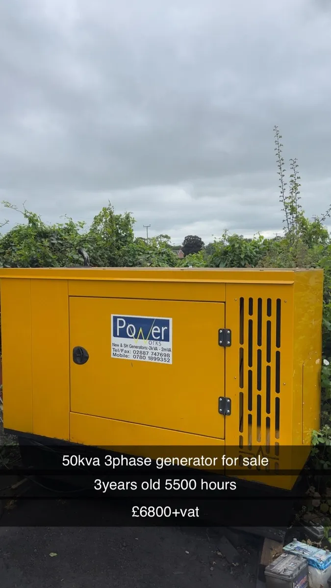 50KVA 3phase generator - Image 1