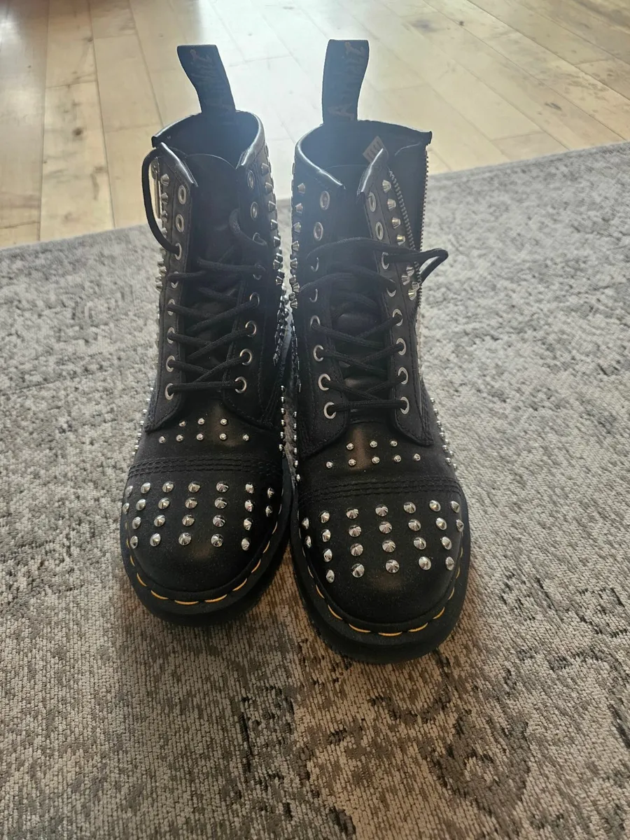 Dr Martens Studded Boots - Image 1