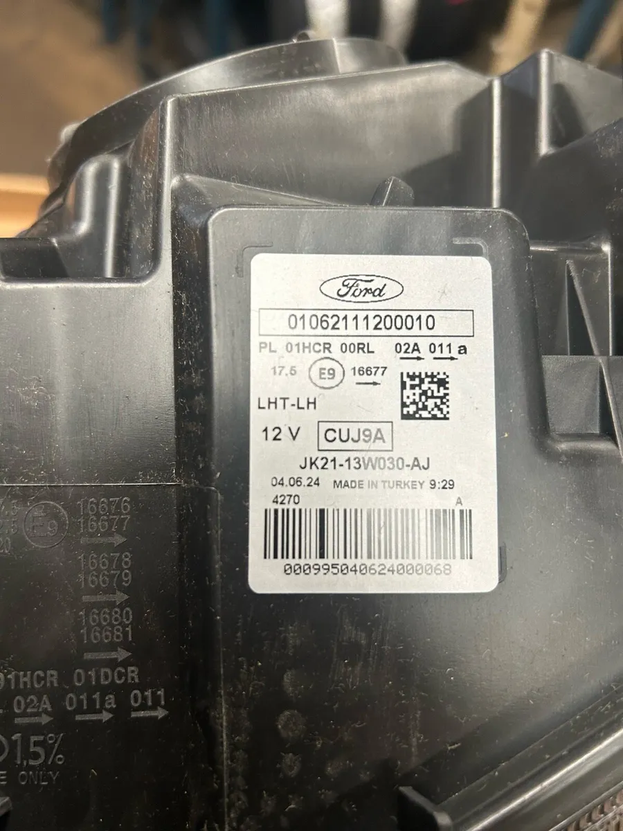 2020 Transit Custom Headlight Left side. - Image 2