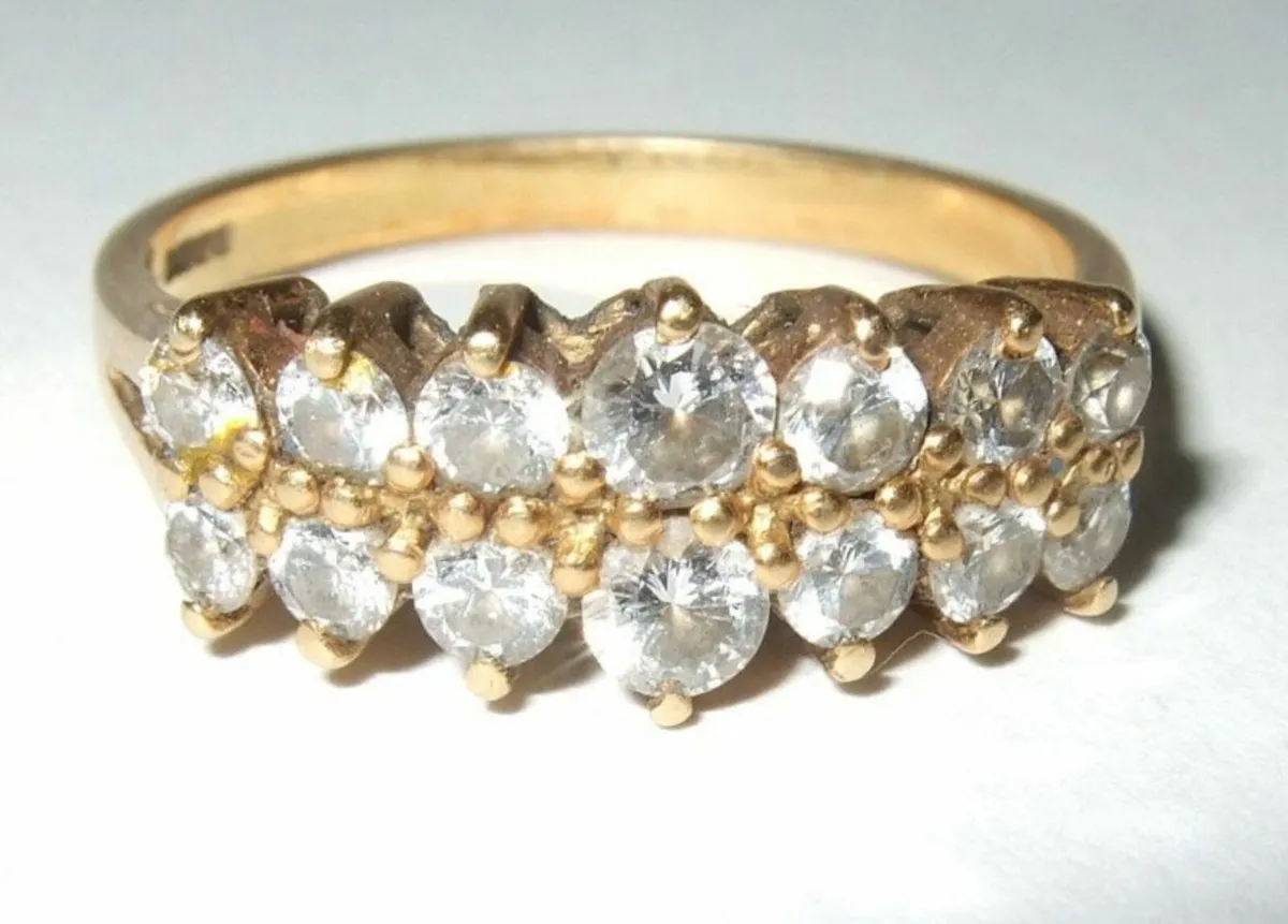Vintage 18ct Gold & Diamond Ring - Image 1