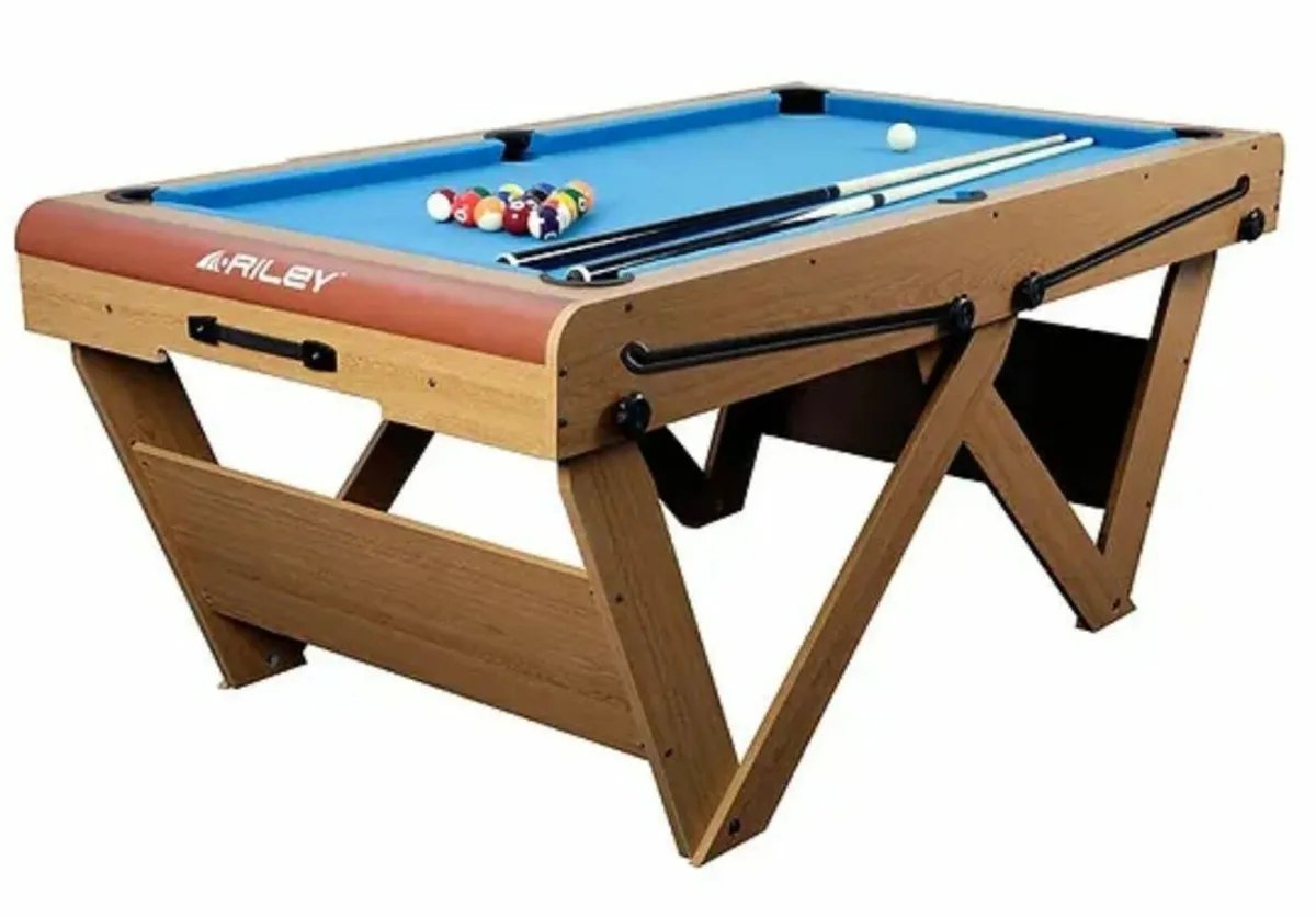 Riley Pool Table 6x3 Foldable (cost €720 new)