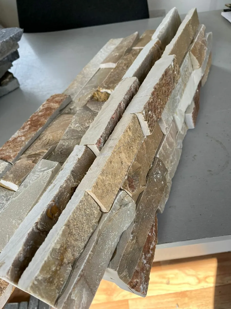 Golden Quartz Split Face cladding - Image 3
