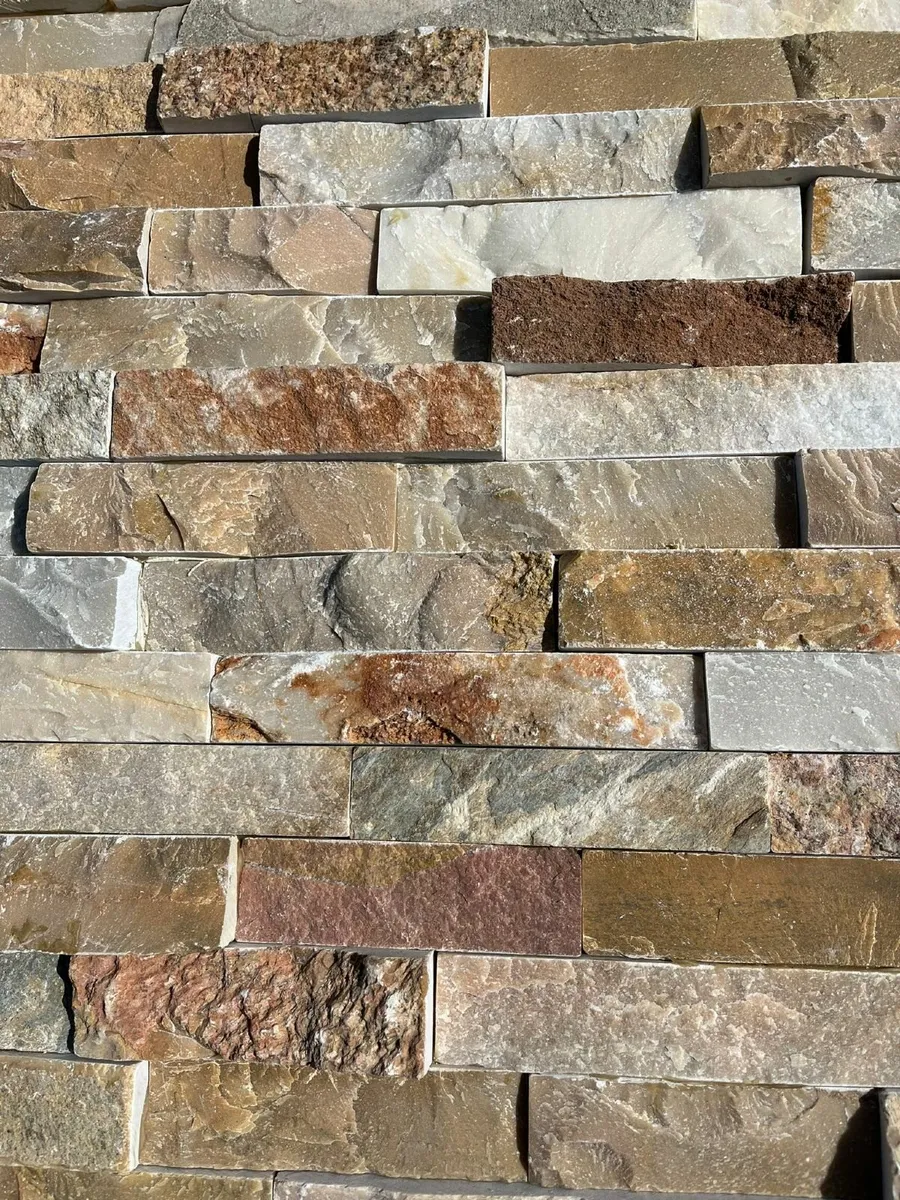 Golden Quartz Split Face cladding - Image 4