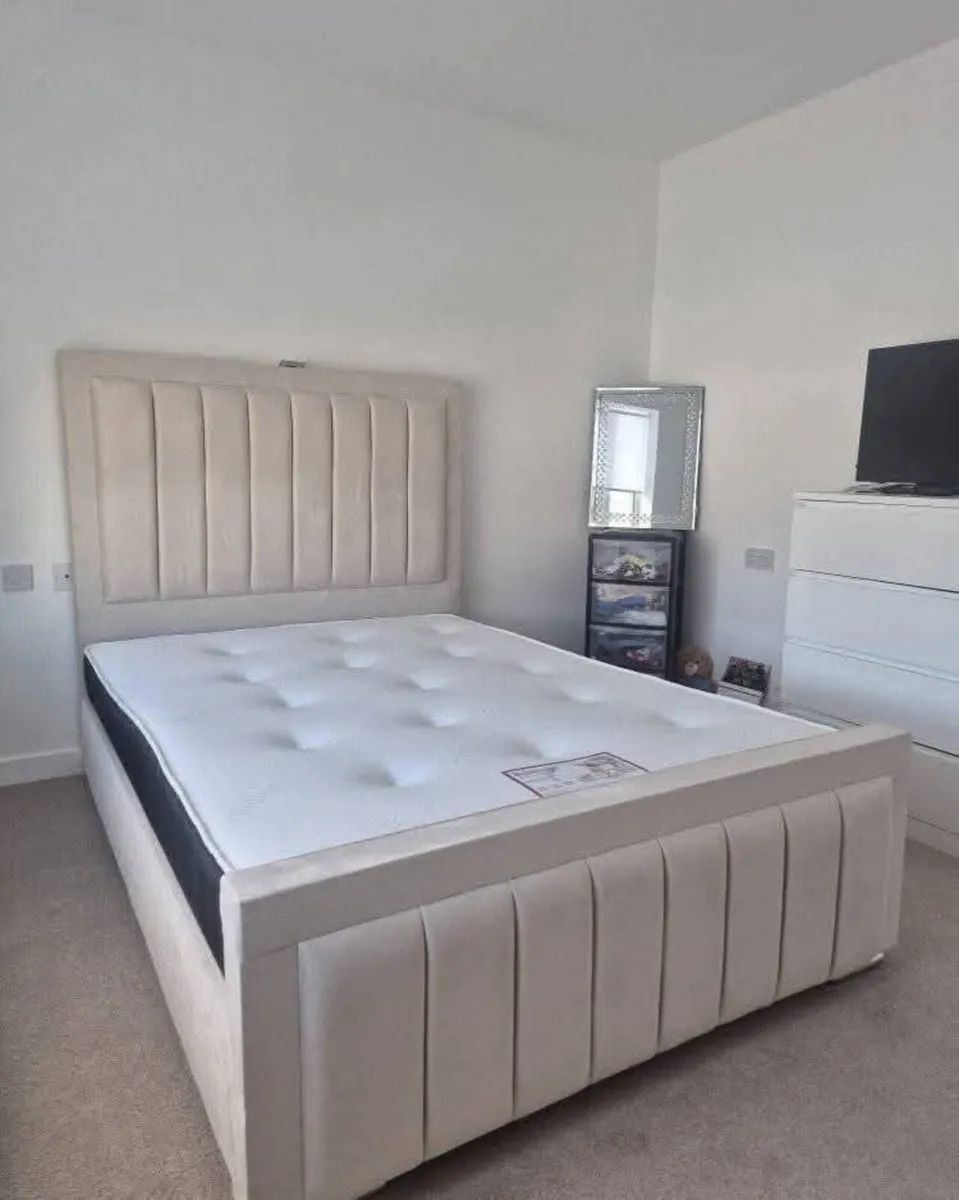 New Double/King Size Bed With Mattress - Image 2