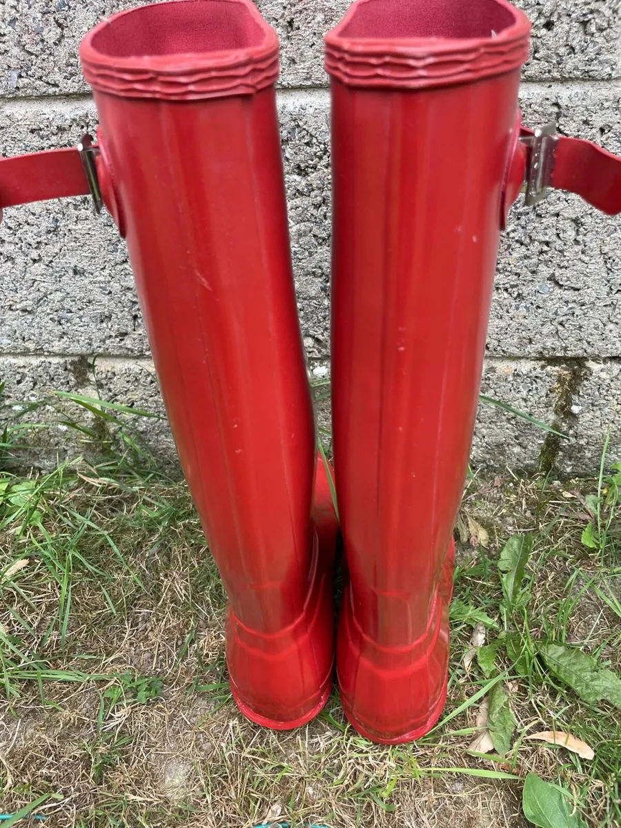 Hunter Original Tall Gloss Ladies Wellington Boots - Image 4