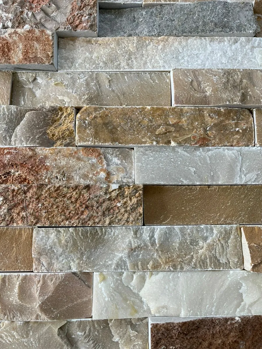 Golden Quartz Split Face cladding - Image 1