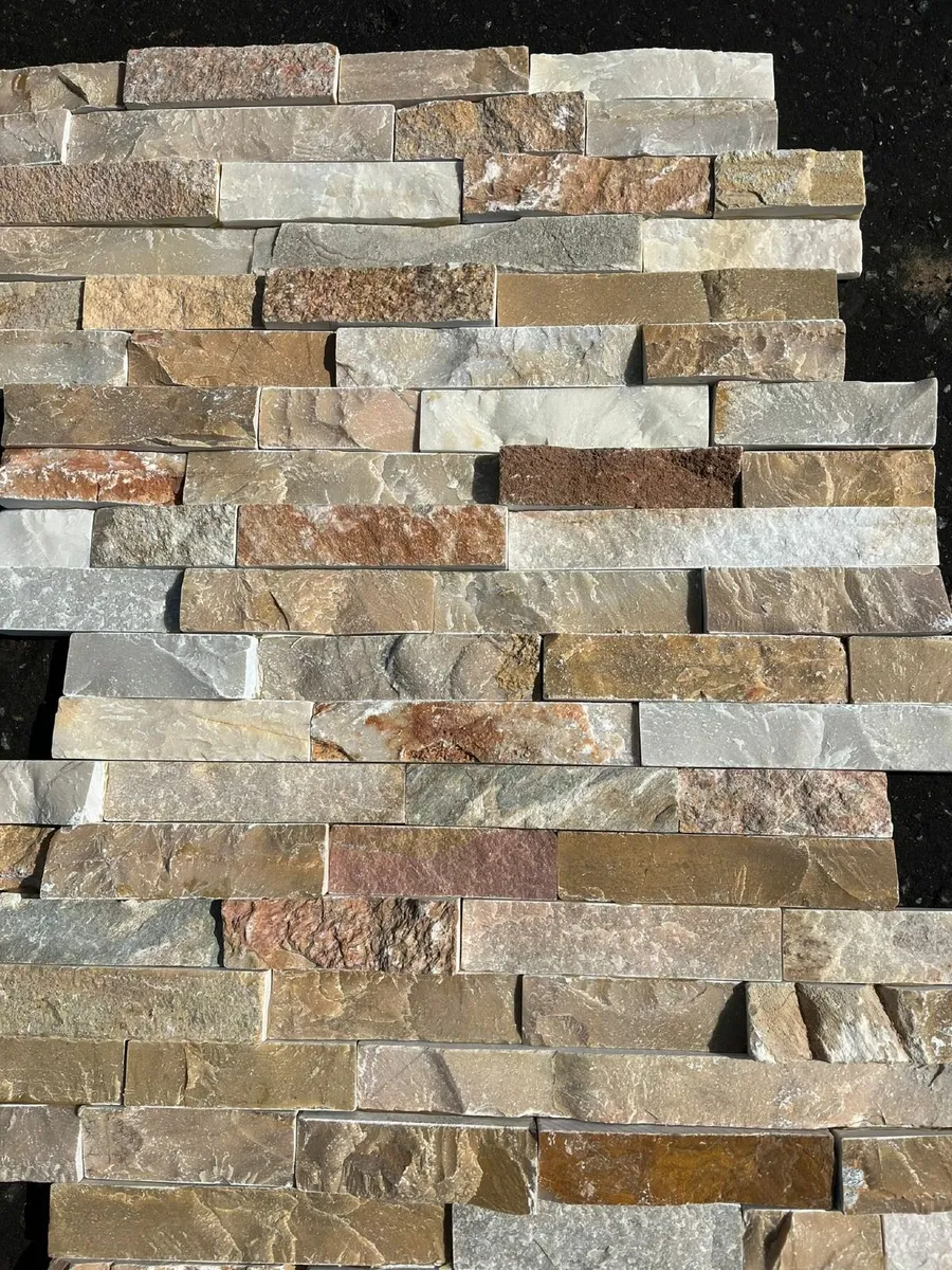 Golden Quartz Split Face cladding - Image 2