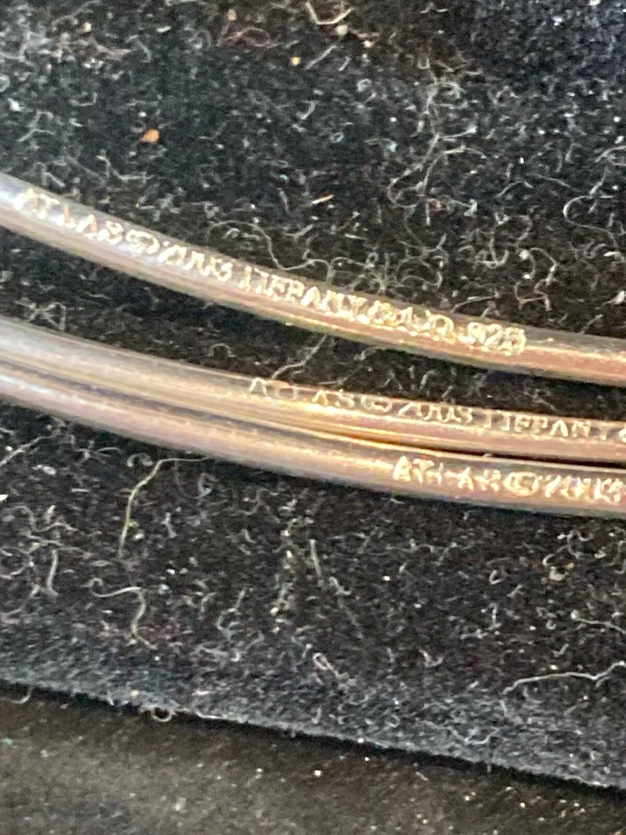 Tiffany & Co Sterling Silver bangle trio - Image 4