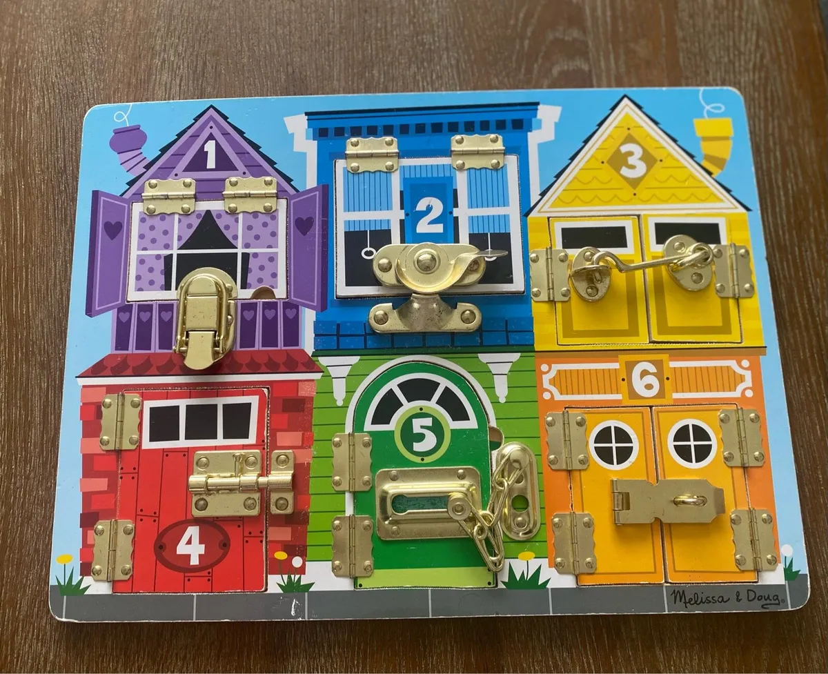 Melissa and Doug latches board - Image 1