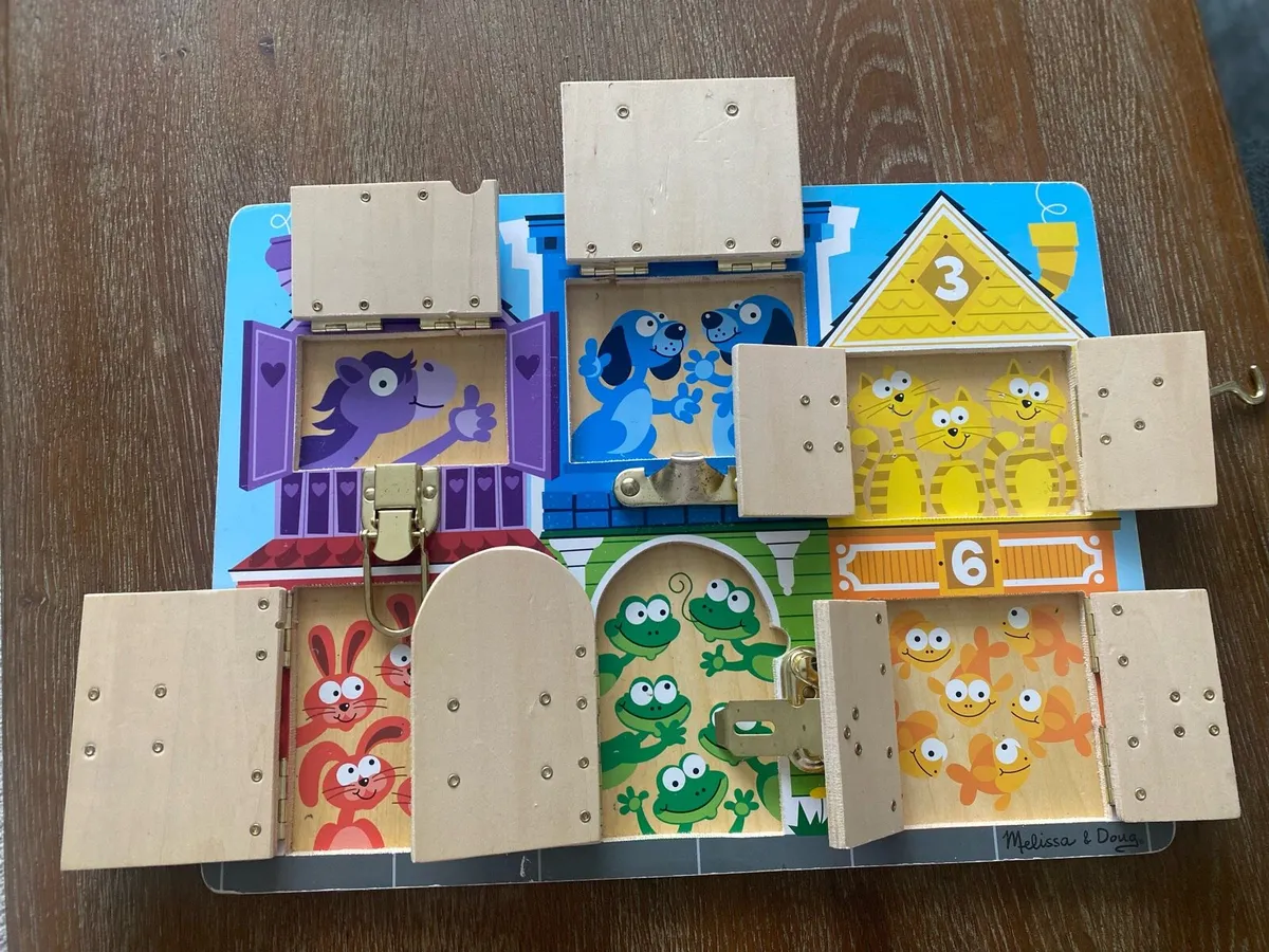 Melissa and Doug latches board - Image 2