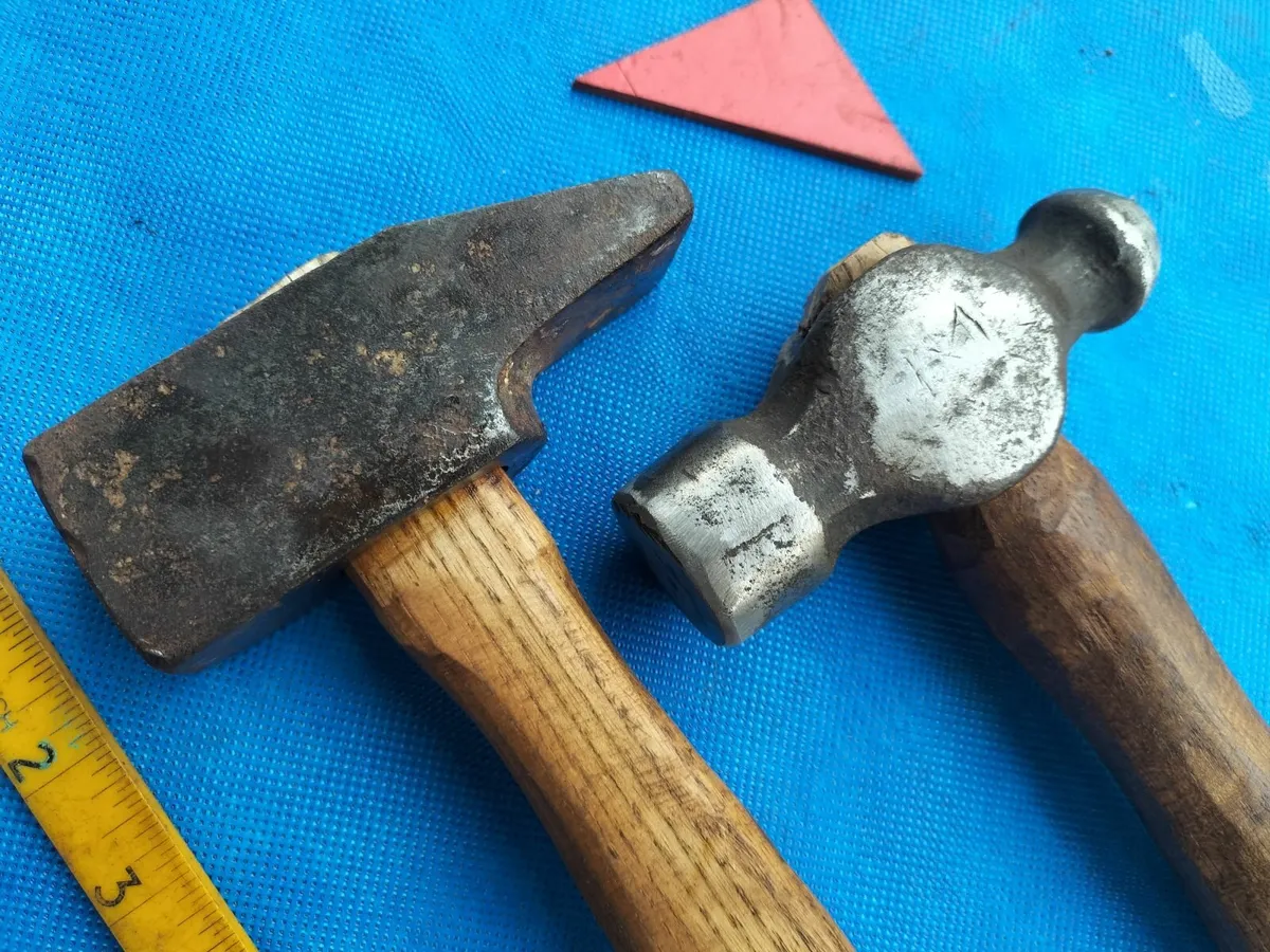 Pair of Blacksmiths Hammers - Image 2