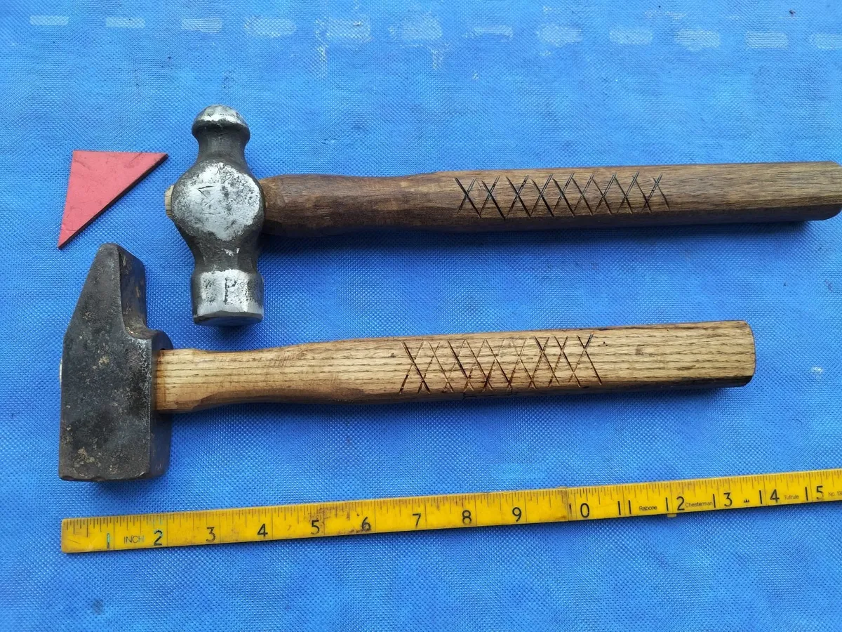 Pair of Blacksmiths Hammers - Image 1