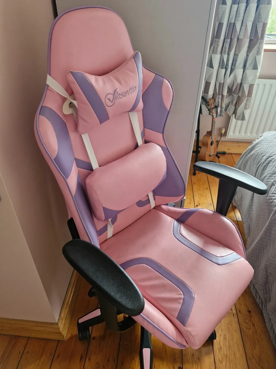 Pink Gaming Chair - Image 2
