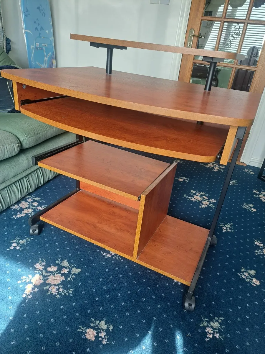Computer and printer desk - Image 3