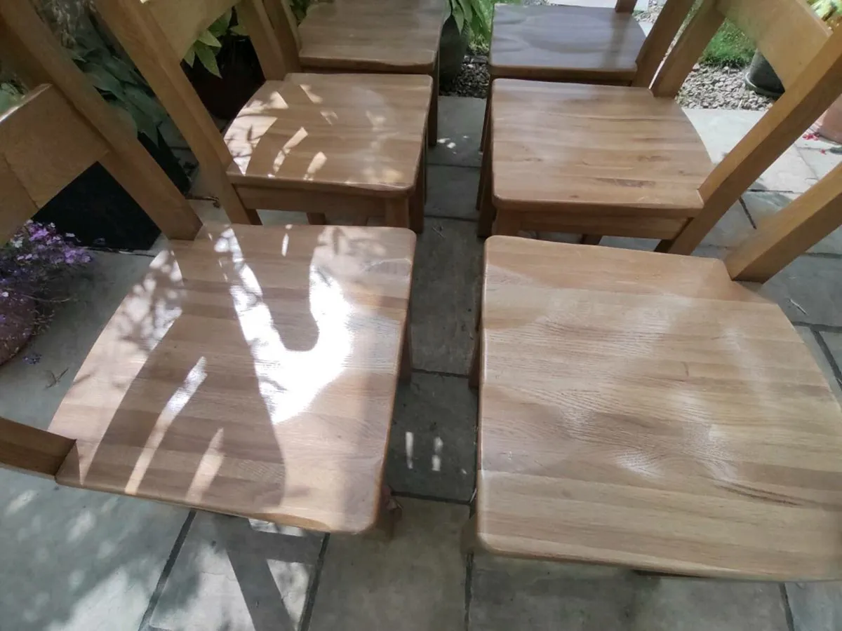 6 kitchen dining chairs - Image 3