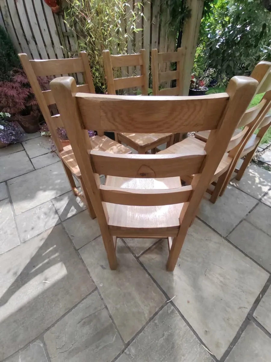 6 kitchen dining chairs - Image 4