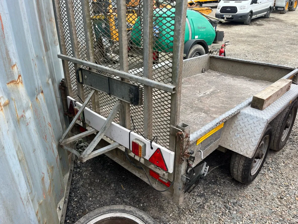 8x4 plant trailer galvanised - Image 3