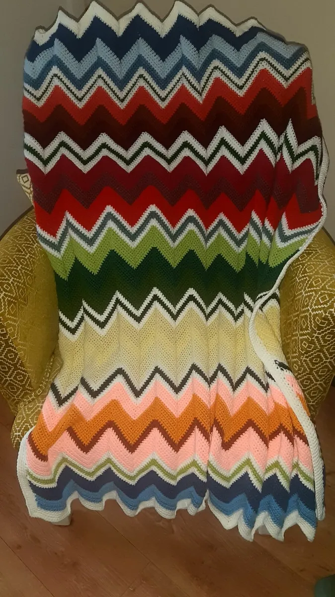 Hand made by myself Crochet Blanket - Image 1
